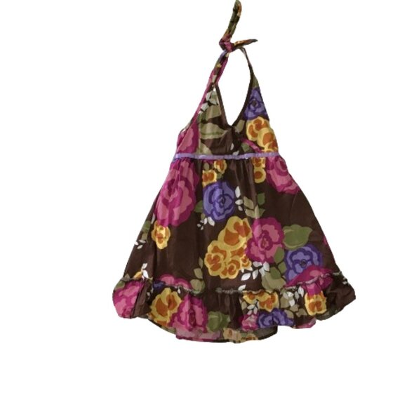 6/$25 Girls 6 Floral Halter Dress - Picture 7 of 7